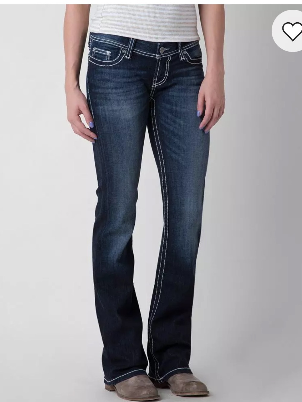 BKE Sabrina Bootcut Jeans Flap Pockets